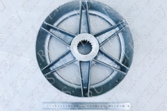 Тормозное колесо (вентилятор) электродвигателя КГ 2714-6